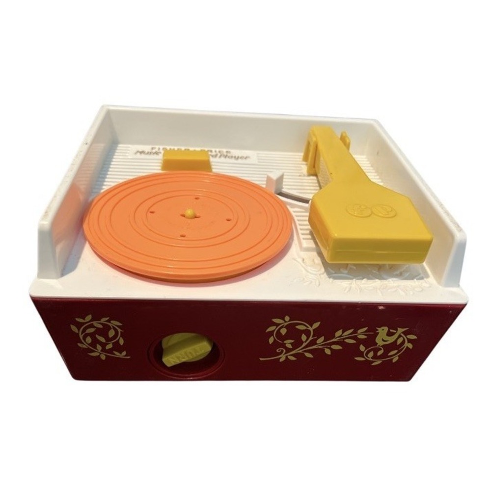 Vintage Fisher Price Music‎ Box Record Player Model ABC1053